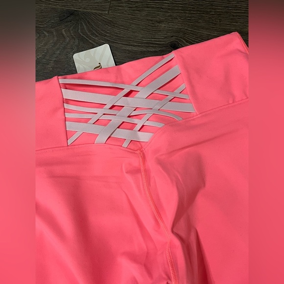 *NWT* Fabletics Boost PowerHold® High-Waisted 7/8 Legging - Sorbet/Seashell - Picture 5 of 7